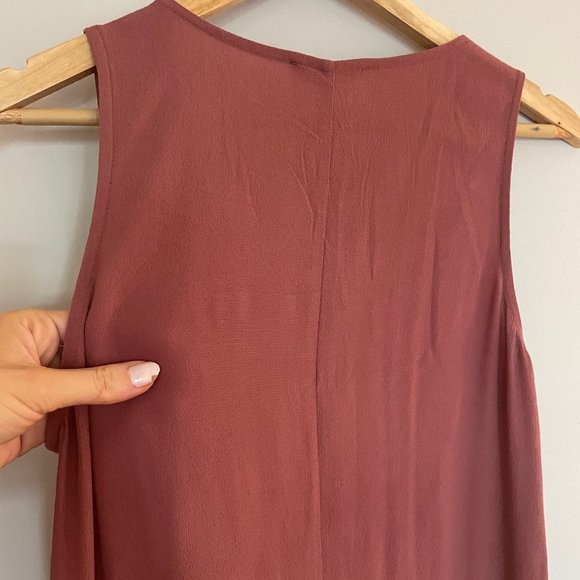 XXS Madewell Button Front V Neck Shift Dress - Picture 8 of 8
